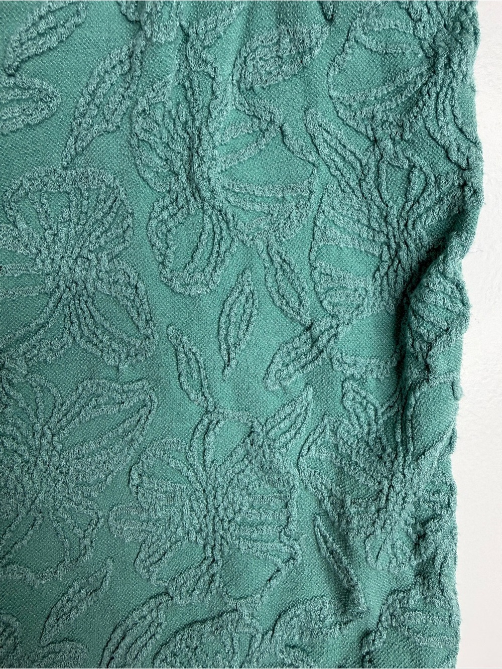 Anthropologie x By Anthropologie Textured Floral Tank Top NWT S/M green - Picture 4 of 9